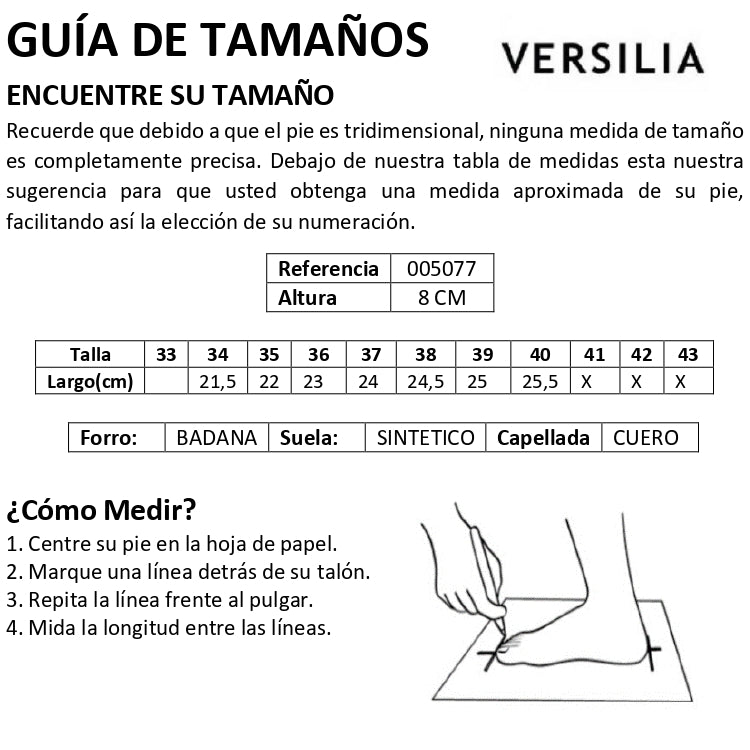 Tacón Mujer Versilia Germany