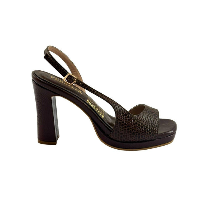 Tacon Samary Versilia Mujer Color Cafe Ref. 0007762
