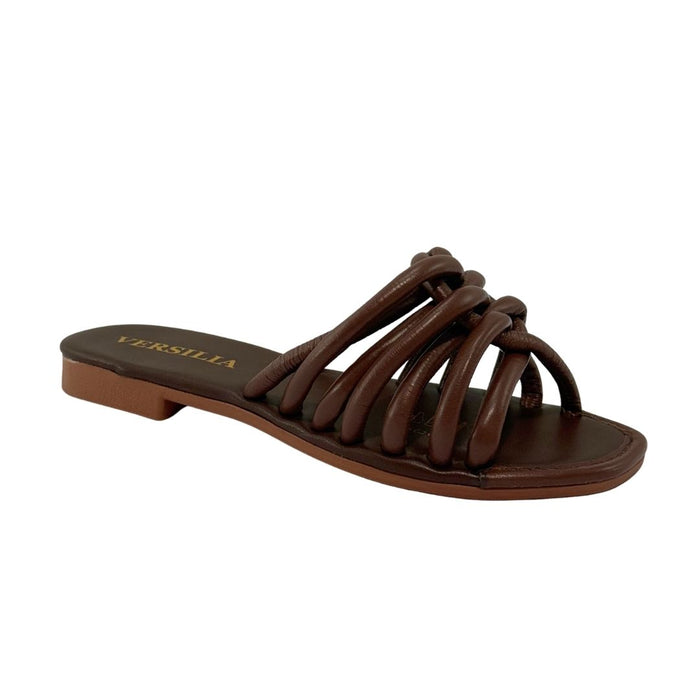Sandalia Plana Palilla Versilia Mujer Color Cafe Ref. 0007593