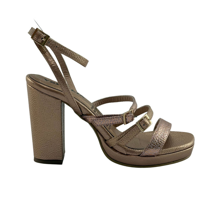 Sandalia Tacon Argenia Mujer Versilia Color Oro Rosa Ref. 0007911