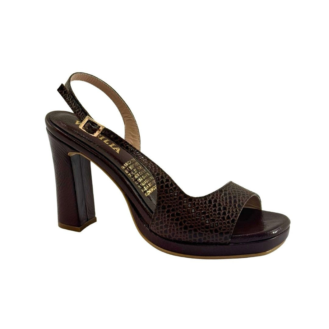 Tacon Samary Versilia Mujer Color Cafe Ref. 0007762