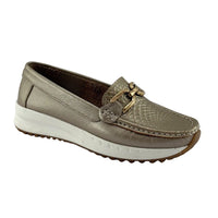 Mocasin Caracol Mujer Versilia Bronce Ref 0007914