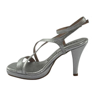 Tacon Angela Mujer Versilia Plateado Ref.007761