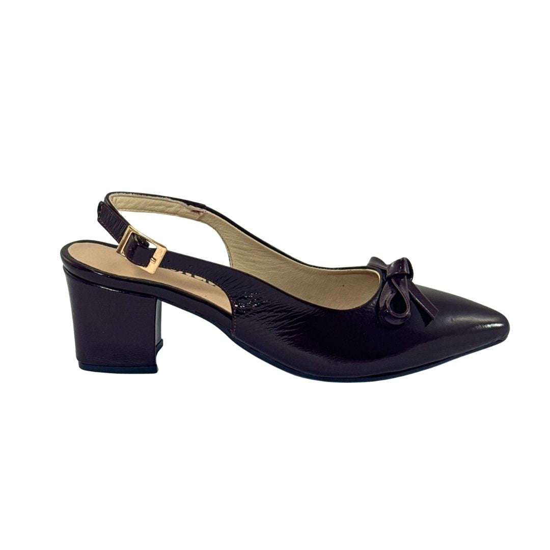 Tacon Altana Mujer Versilia Color Vinotinto Ref. 0007586