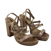 Sandalia Tacon Argenia Mujer Versilia Color Oro Rosa Ref. 0007911