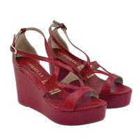 Plataforma Shantal Mujer Versilia Color Rojo Ref. 0007784
