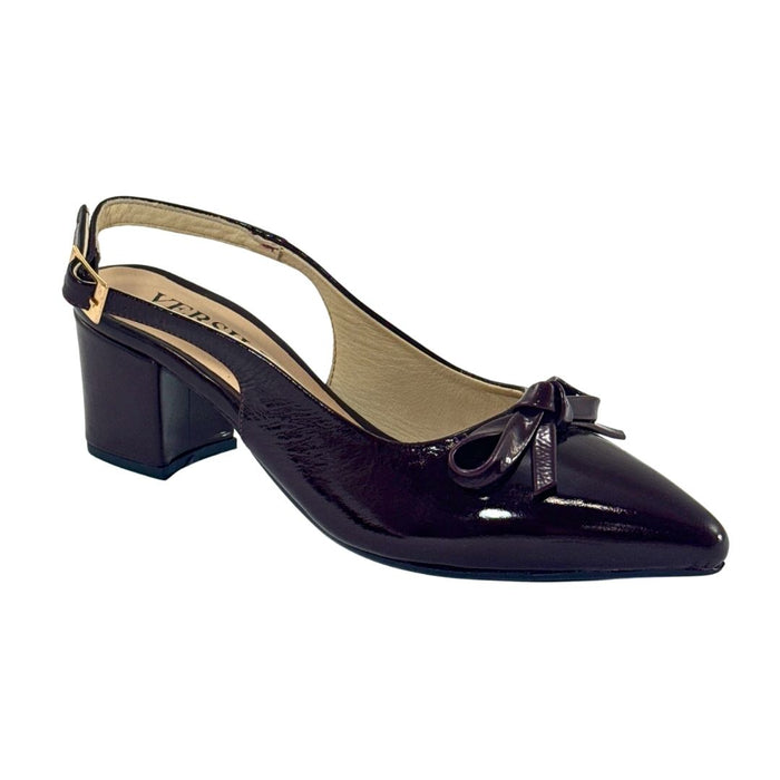 Tacon Altana Mujer Versilia Color Vinotinto Ref. 0007586