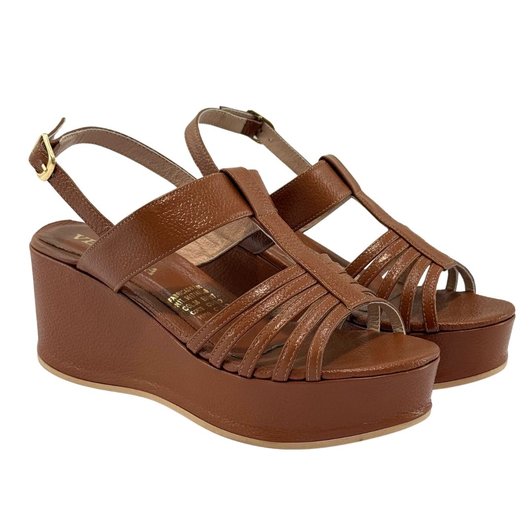 Plataforma Romina Versilia Mujer Color Miel Ref. 0007752