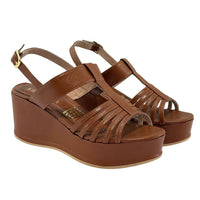 Plataforma Romina Versilia Mujer Color Miel Ref. 0007752