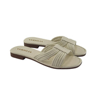 Sandalia Plana Trinidad Mujer Versilia Color Blanco Ref. 0007816