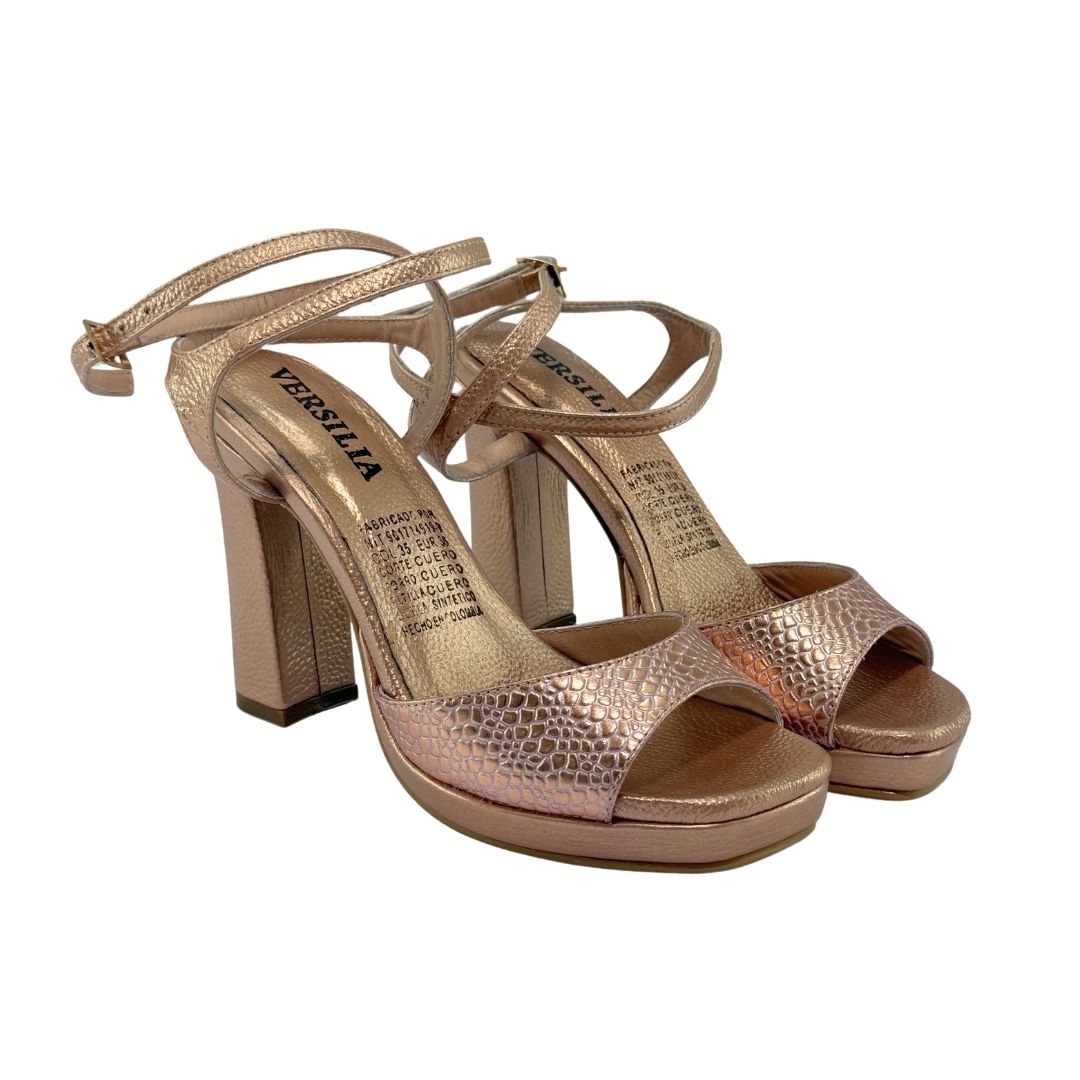 Tacon Alina Versilia Mujer Color Oro rosa Ref. 0007891