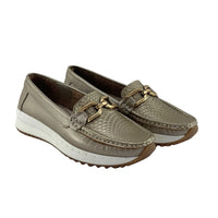 Mocasin Caracol Mujer Versilia Bronce Ref 0007914