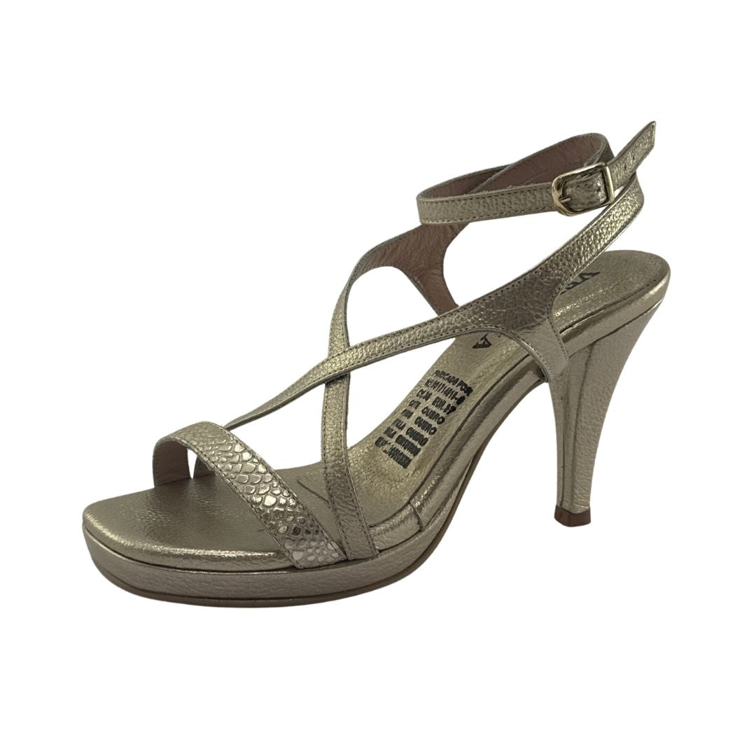 Tacon Angela Mujer Versilia Dorado Ref.007761