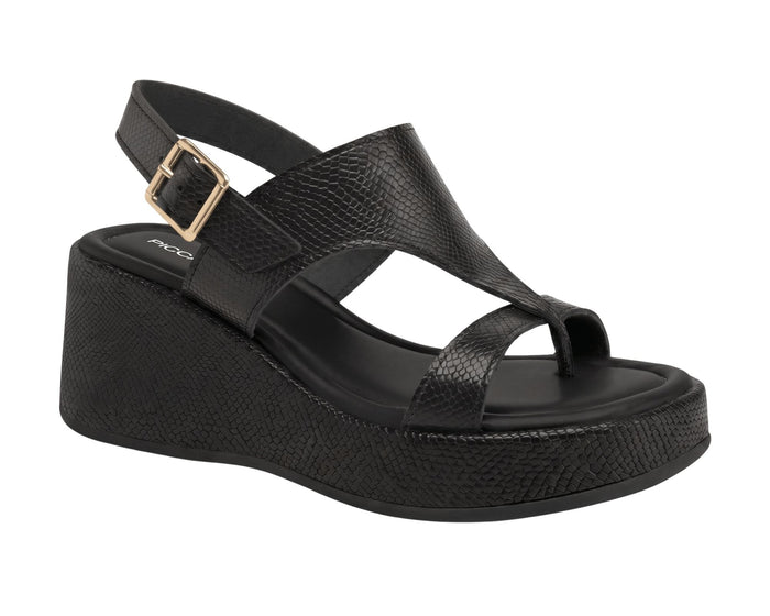 Plataforma Meran Mujer Piccadilly Negro Ref. 625003
