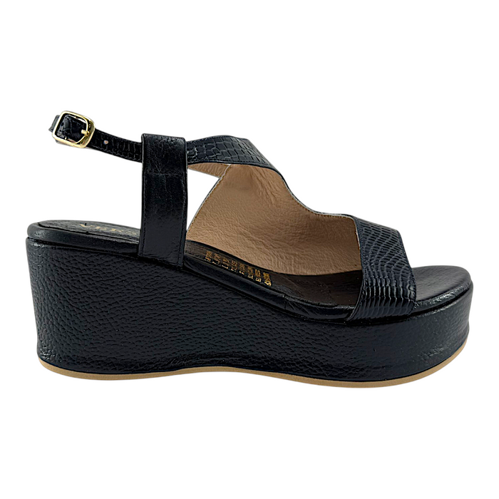 Plataforma Andreina Mujer Versilia Azul Ref.007821