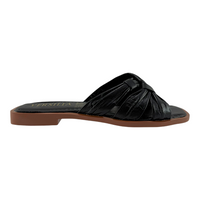 Sandalia Plana Patri Mujer Versilia Negro Ref.007760