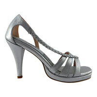 Tacon Alana Mujer Versilia Plateado Ref.007849