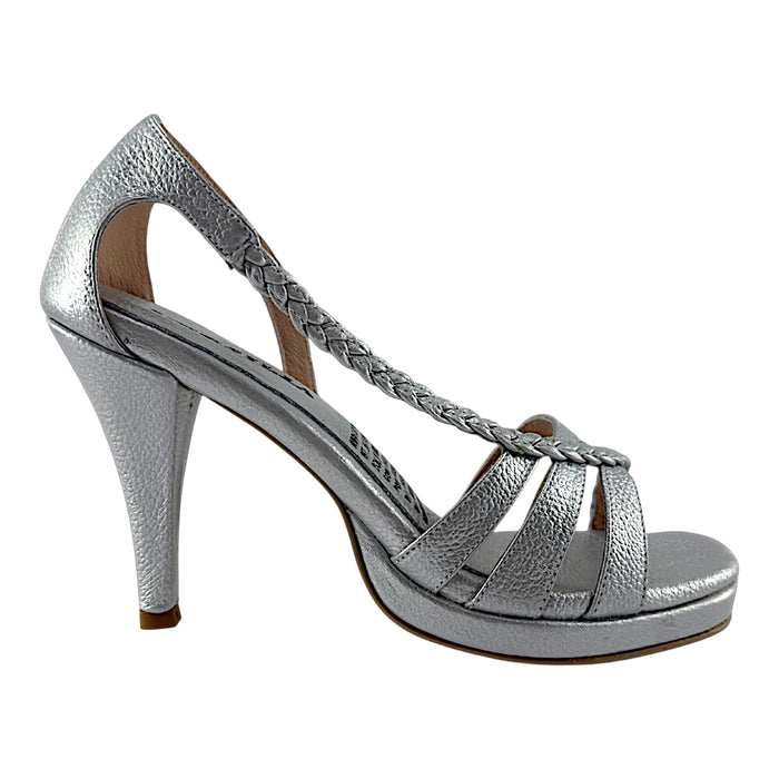 Tacon Alana Mujer Versilia Plateado Ref.007849