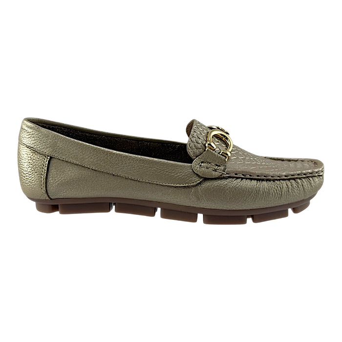 Mocasin Australia Mujer Versilia Dorado Ref.007855
