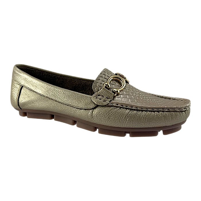 Mocasin Australia Mujer Versilia Dorado Ref.007855