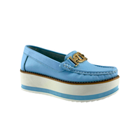 Mocasin Mujer Versilia Celeste 0007177