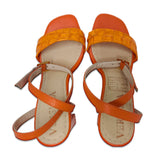Sandalia de Tacón Mujer Versilia Nahia Ref. 004662 Color Naranja